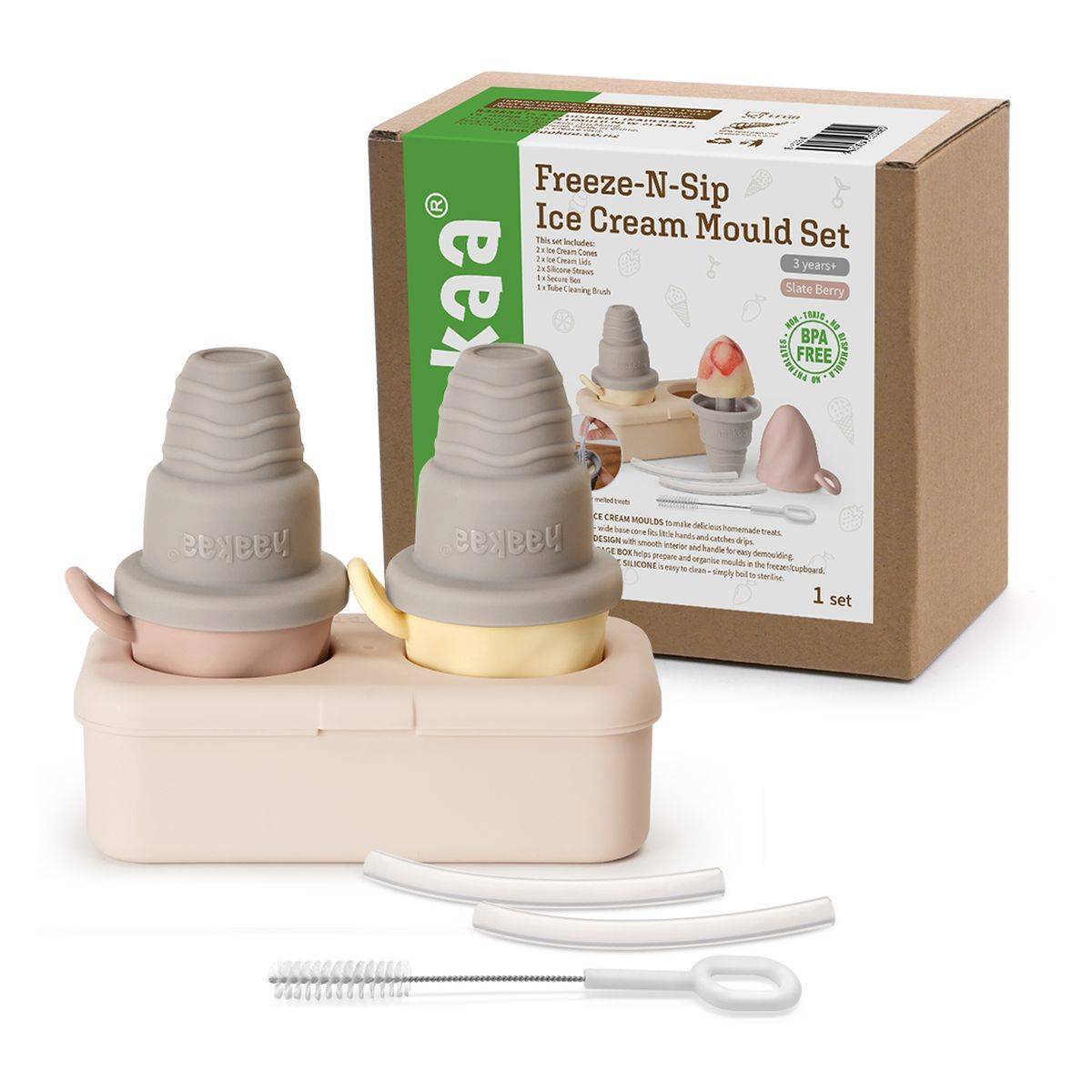 HAAKAA set za pripravu sladoleda siva