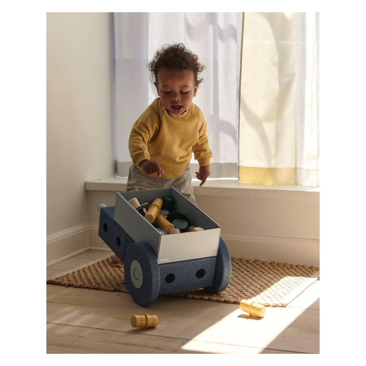 Modu Baby sprehajalec 3-in 1 Deep Blue / Sky Blue