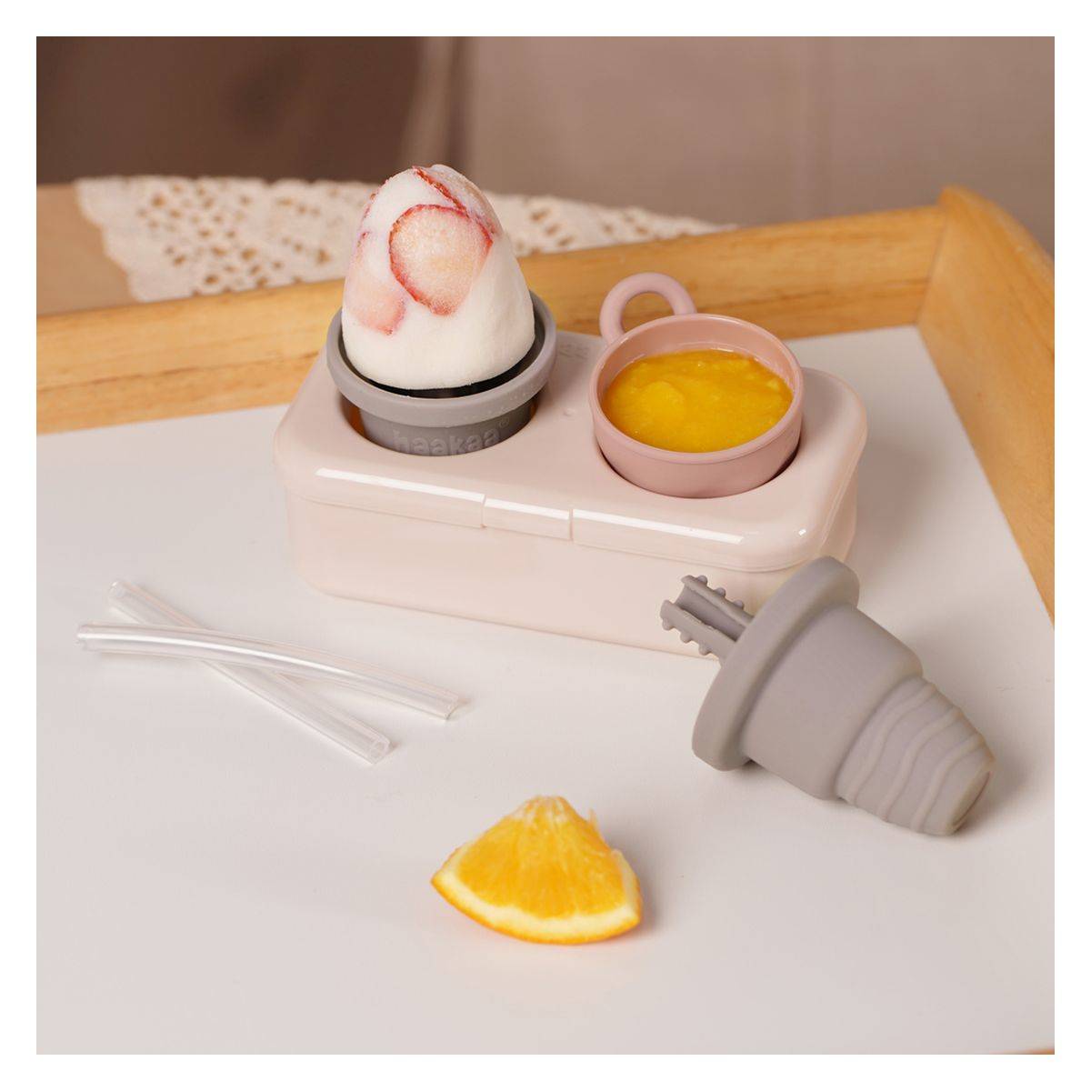 HAAKAA set za pripravu sladoleda siva