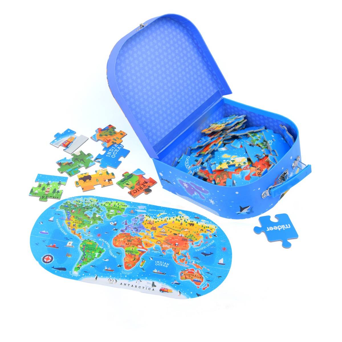 MIDEER puzzle u kovčegu - naš svijet