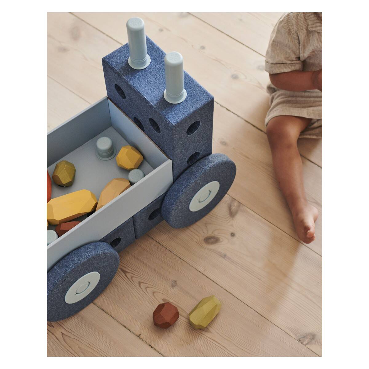 Modu Baby sprehajalec 3-in 1 Deep Blue / Sky Blue