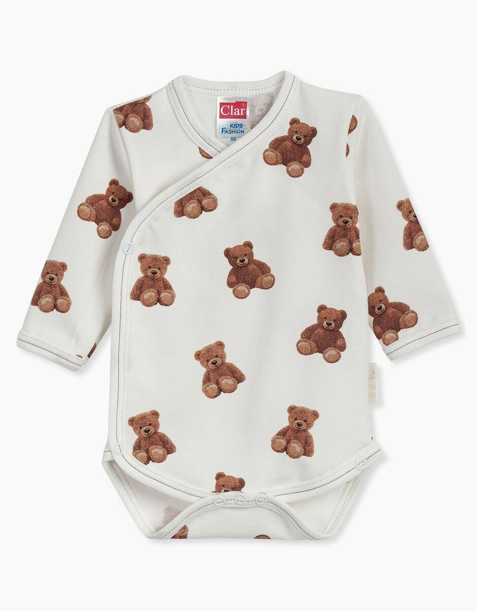 Clar zg. deli bodi preklop potisk medvedkov DR 01823 U bež 62