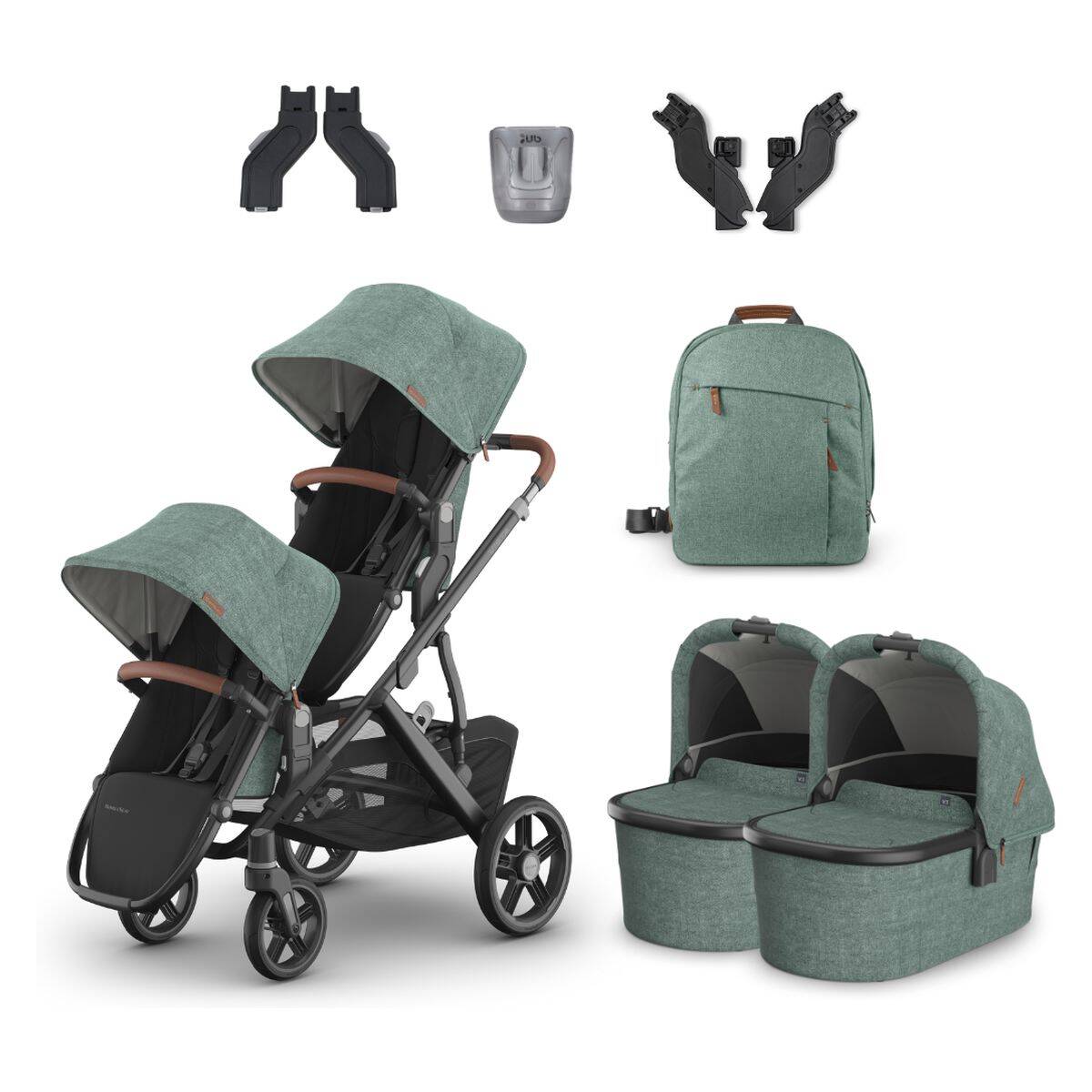 UppaBaby Voziček 2v1 Vista V3 Twin gwen
