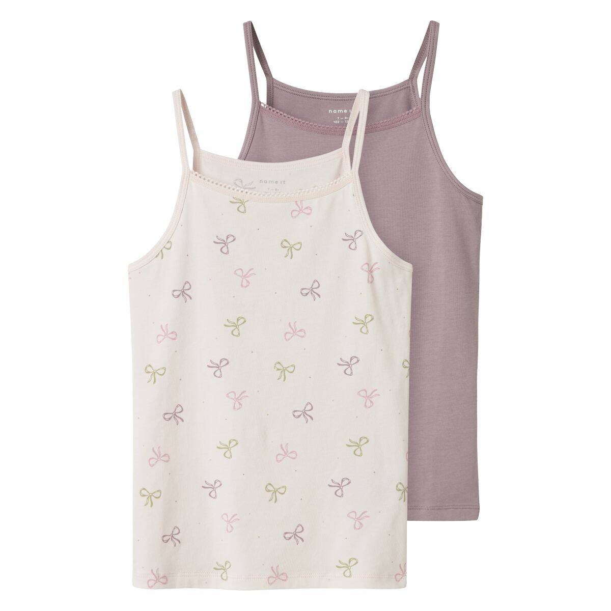 Name It spodnja majica 2 kosa BR 13241985 NKFSTRAP NOOS D Večbarvno 146/152