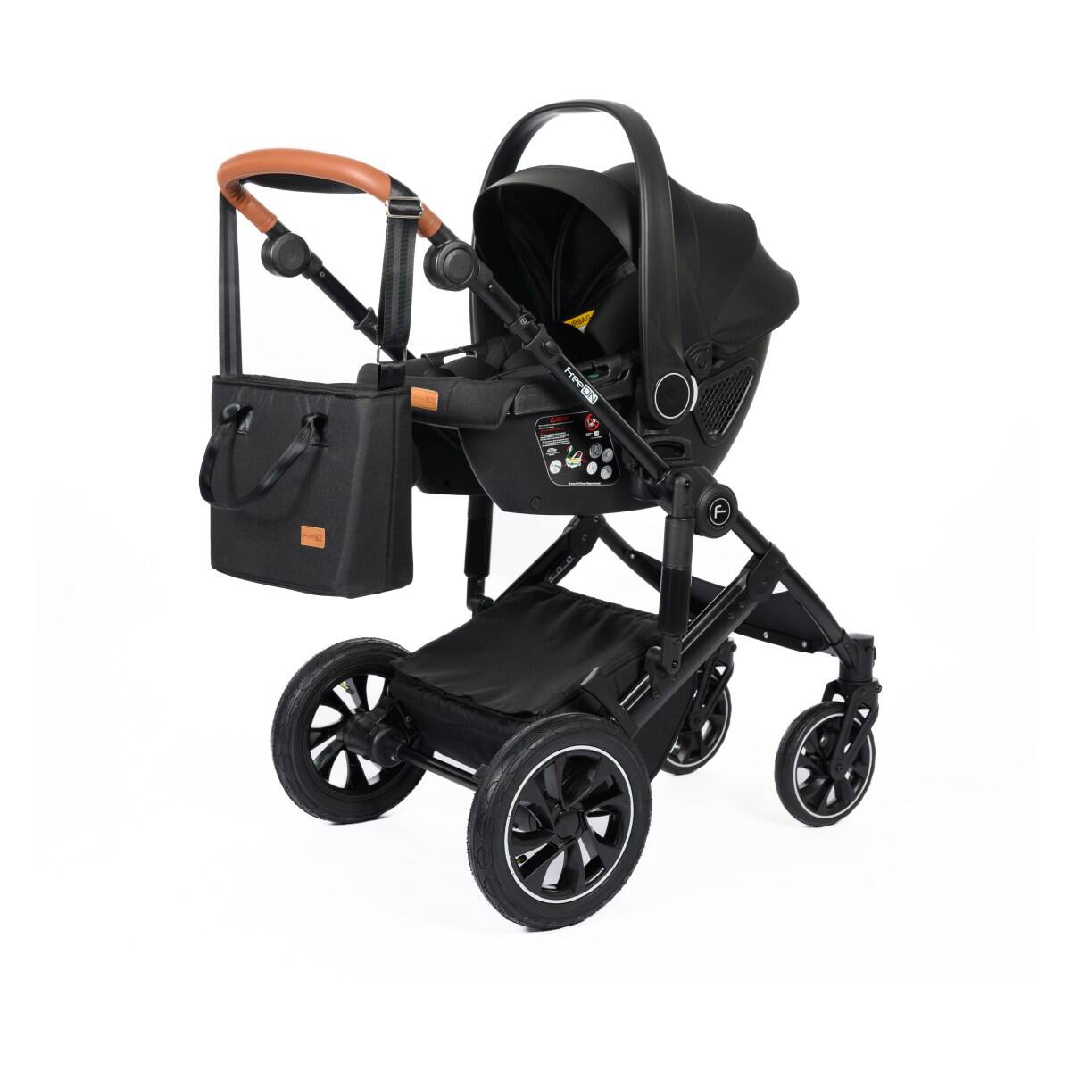 FREEON Kolica 3u1 Comfort black