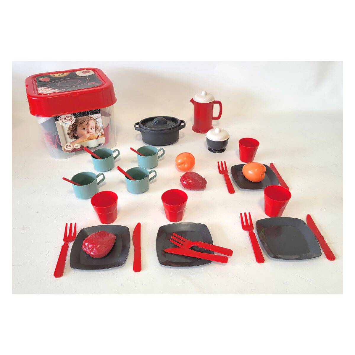 ECOIFFIER  set za jelo ,34 kom 12603