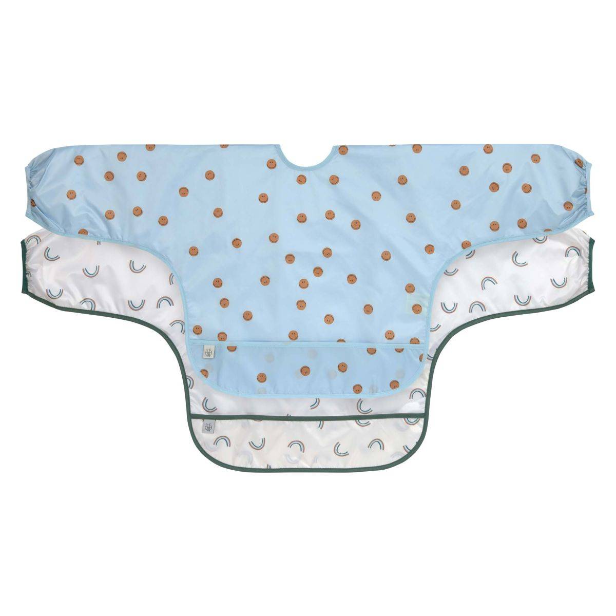 Lässig slinček z dolgimi rokavi 2/1 happy rascals smile sky blue 2 kos 1311021340