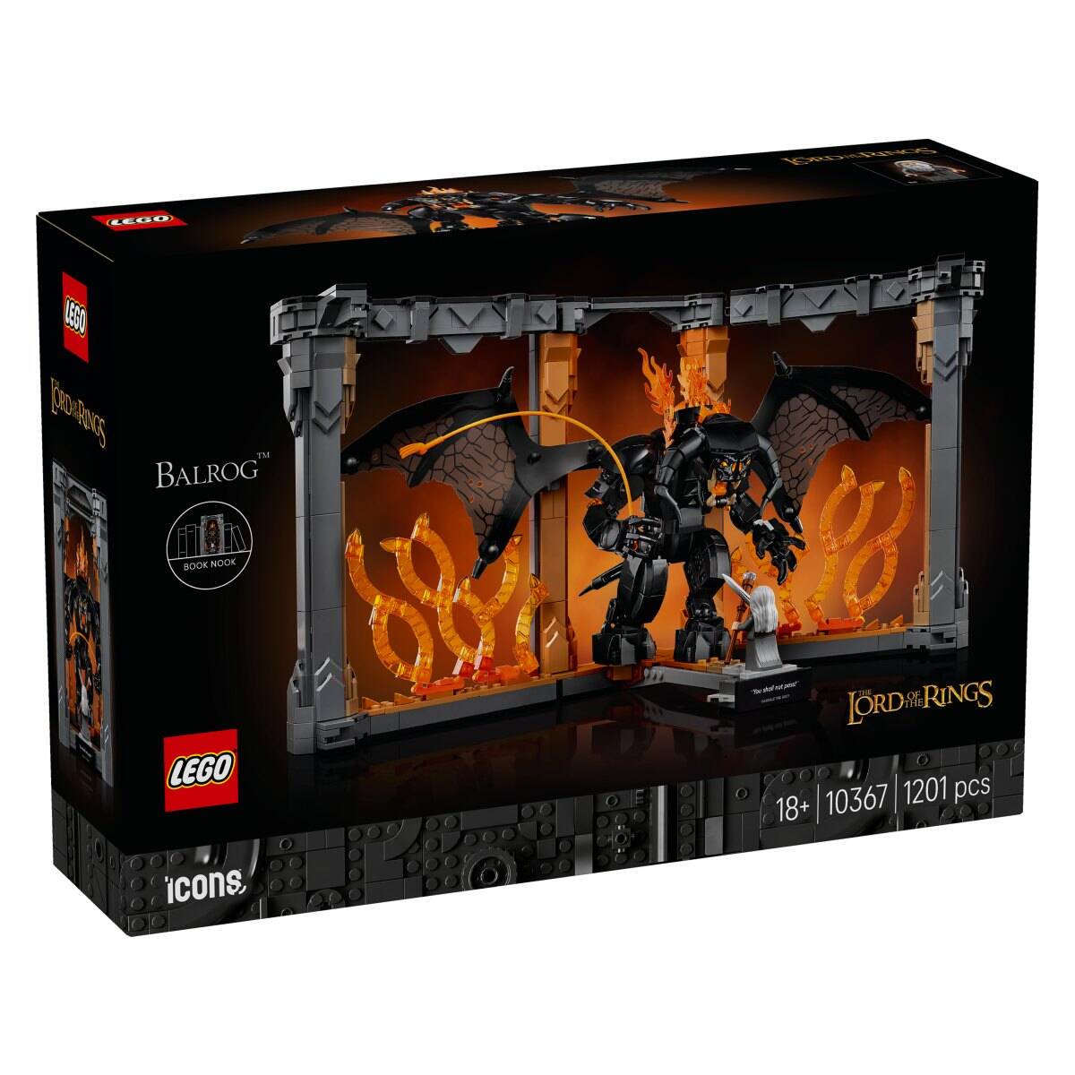 Lego® Icons 10367  Gospodar prstanov: Balrogova knjižna niša