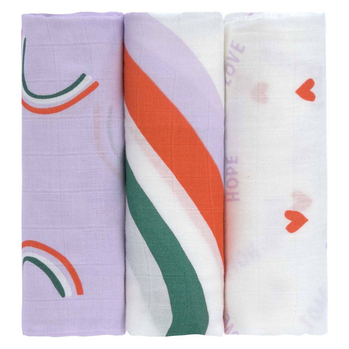 Lässig tetra plenica L, 3/1 80 x 80 cm happy rascals lavender 3 kos 1312001642