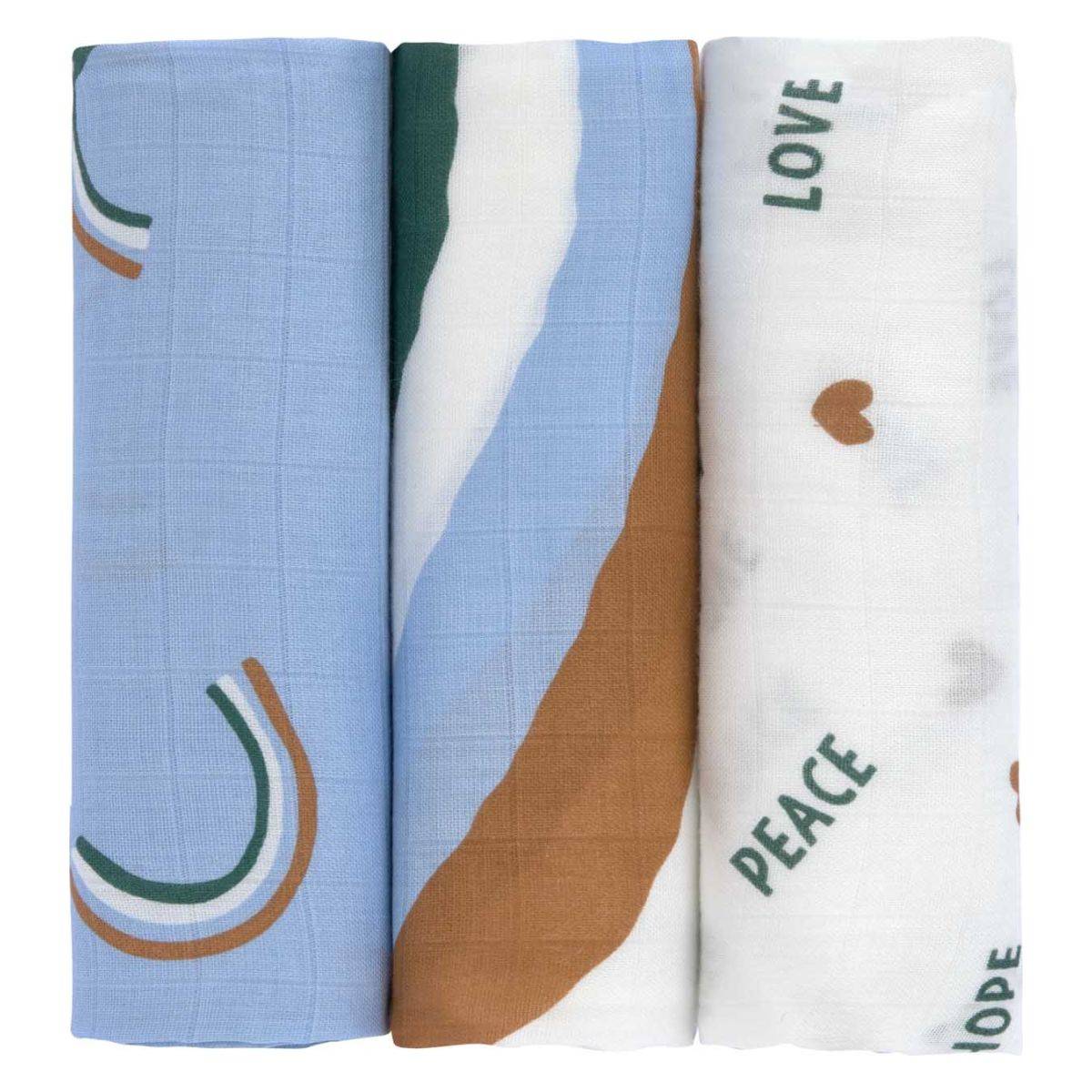 Lässig tetra plenica L, 3/1 80 x 80 cm happy rascals sky blue 3 kos 1312001340