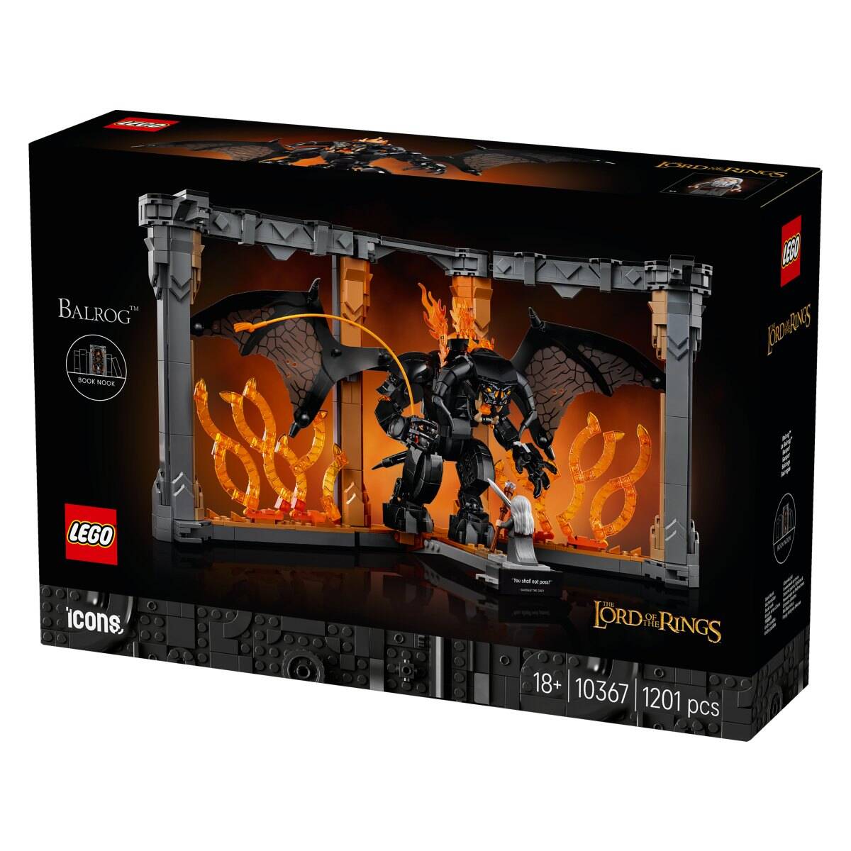 Lego® Icons 10367  Gospodar prstanov: Balrogova knjižna niša