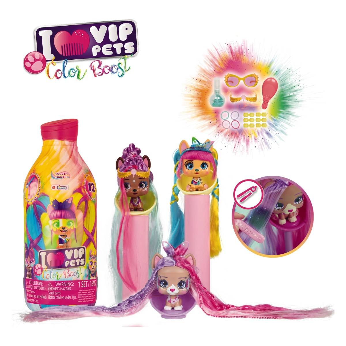 IMC TOYS psić Vip Pets Color Boost