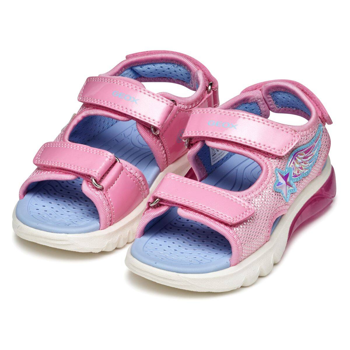 GEOX sandale J55MWA J SANDAL CIBERDRON A CE8E4 0ASKN Ž pink/lt sky 29