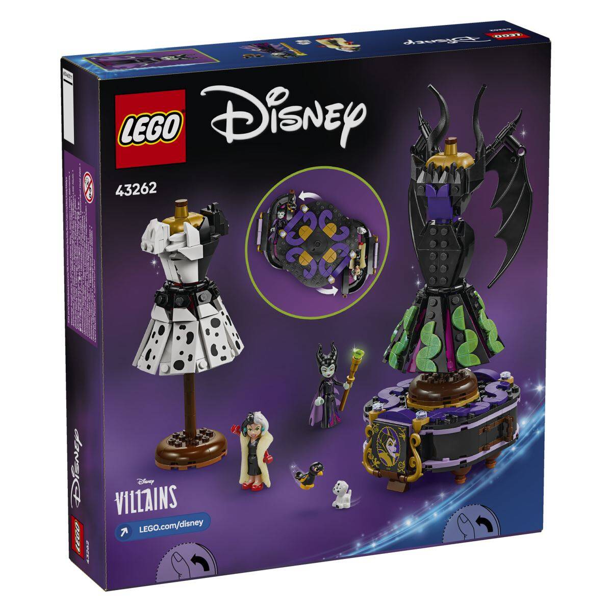 Lego® Disney Classic 43262 Obleki Zlohotnice in Cruelle De Vil