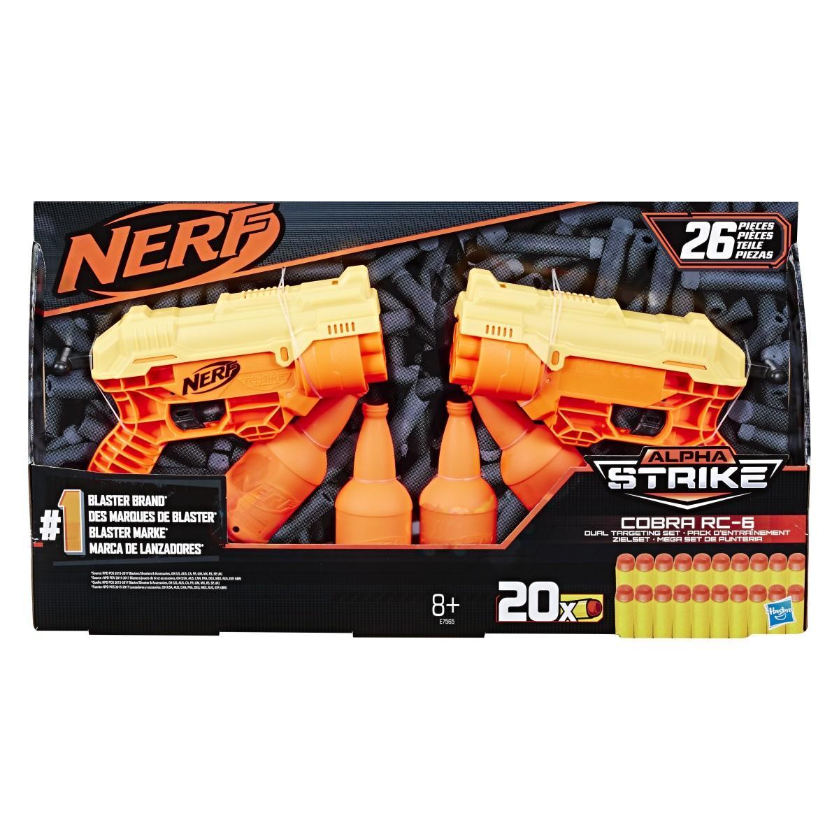 NERF Alpha Strike Cobra RC 6 dvojno pakiranje E7565EU4