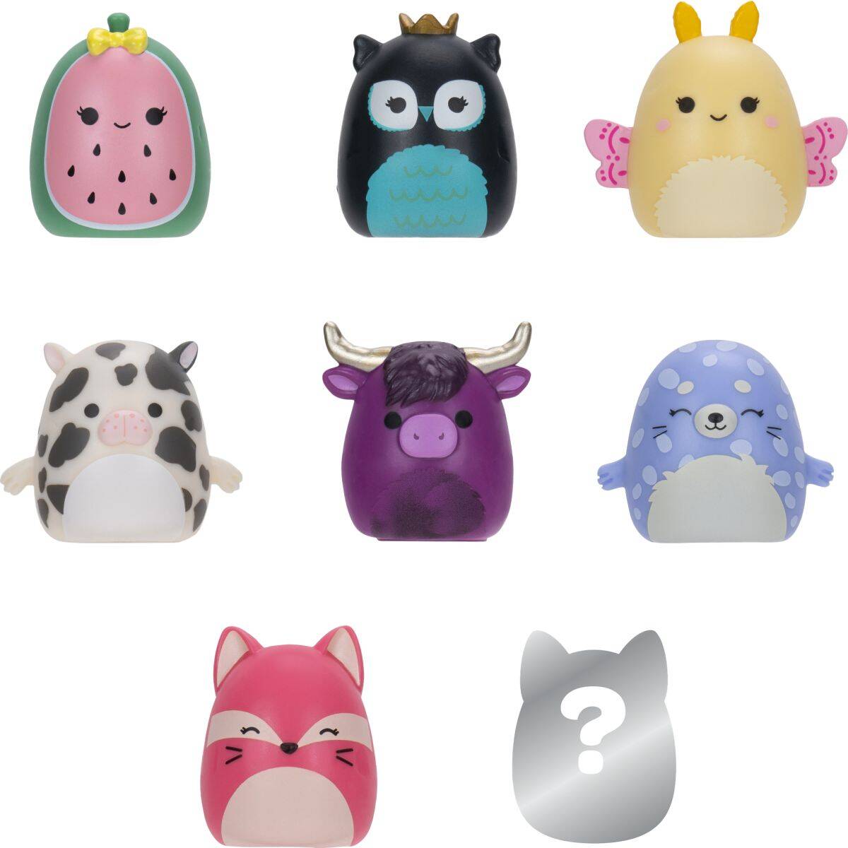 SQUISH-A-LONGS mini Squish figurice 2,5 cm 8 kom, stil 4