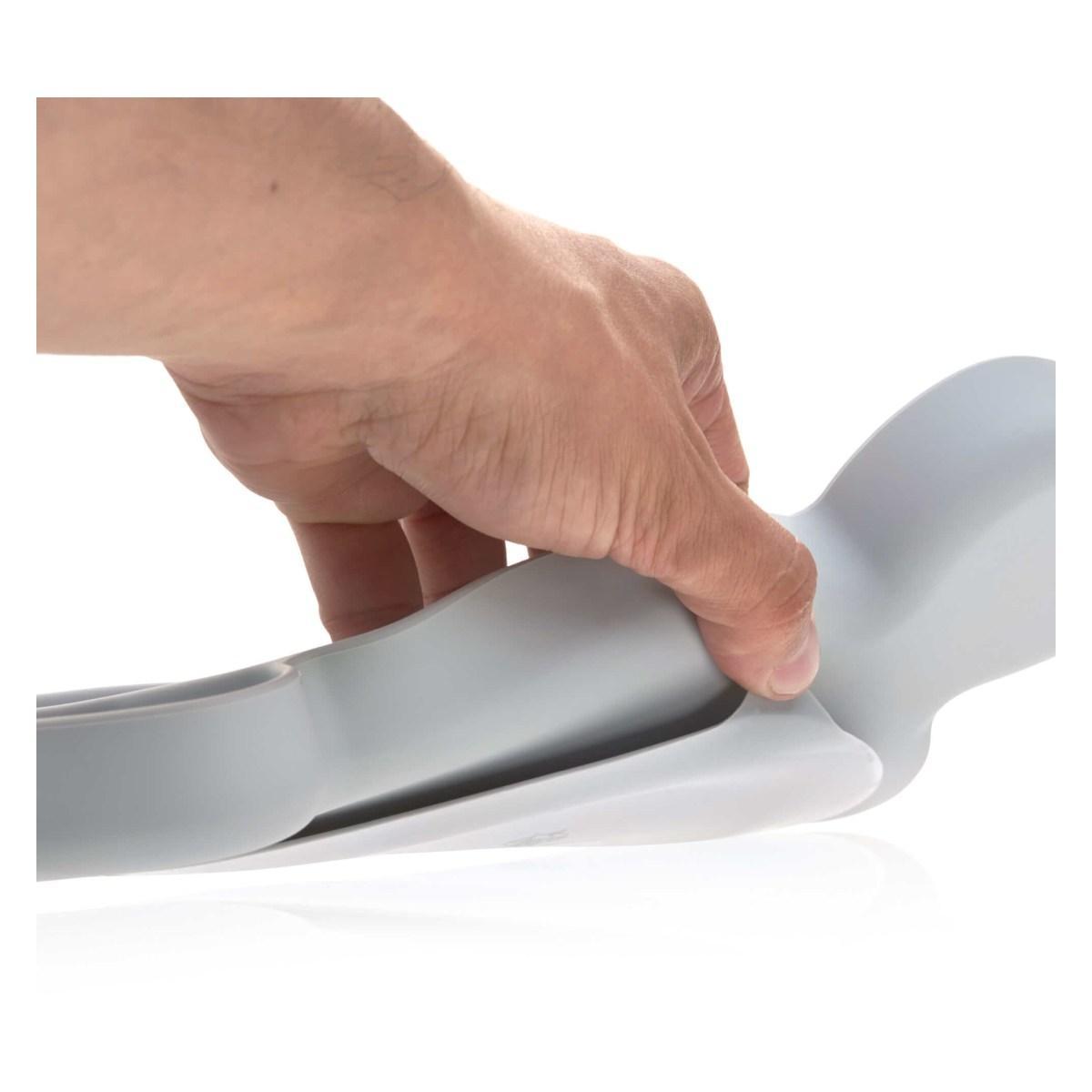 Lässig krožnik silikon, predeljen Little Chums Mouse siva little chums mouse