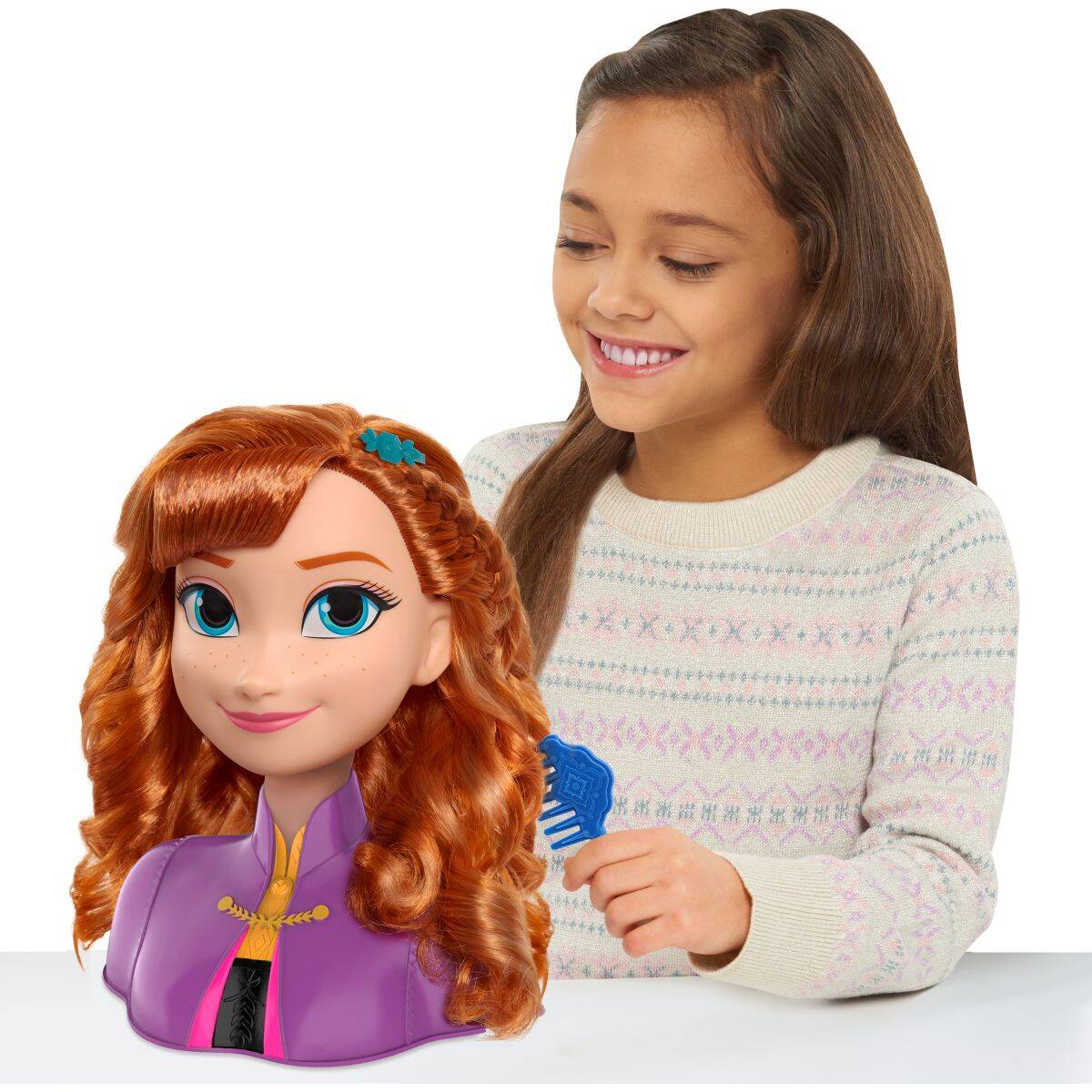 JUST PLAY glava za uređivanje Disney Frozen Anna Styling Head