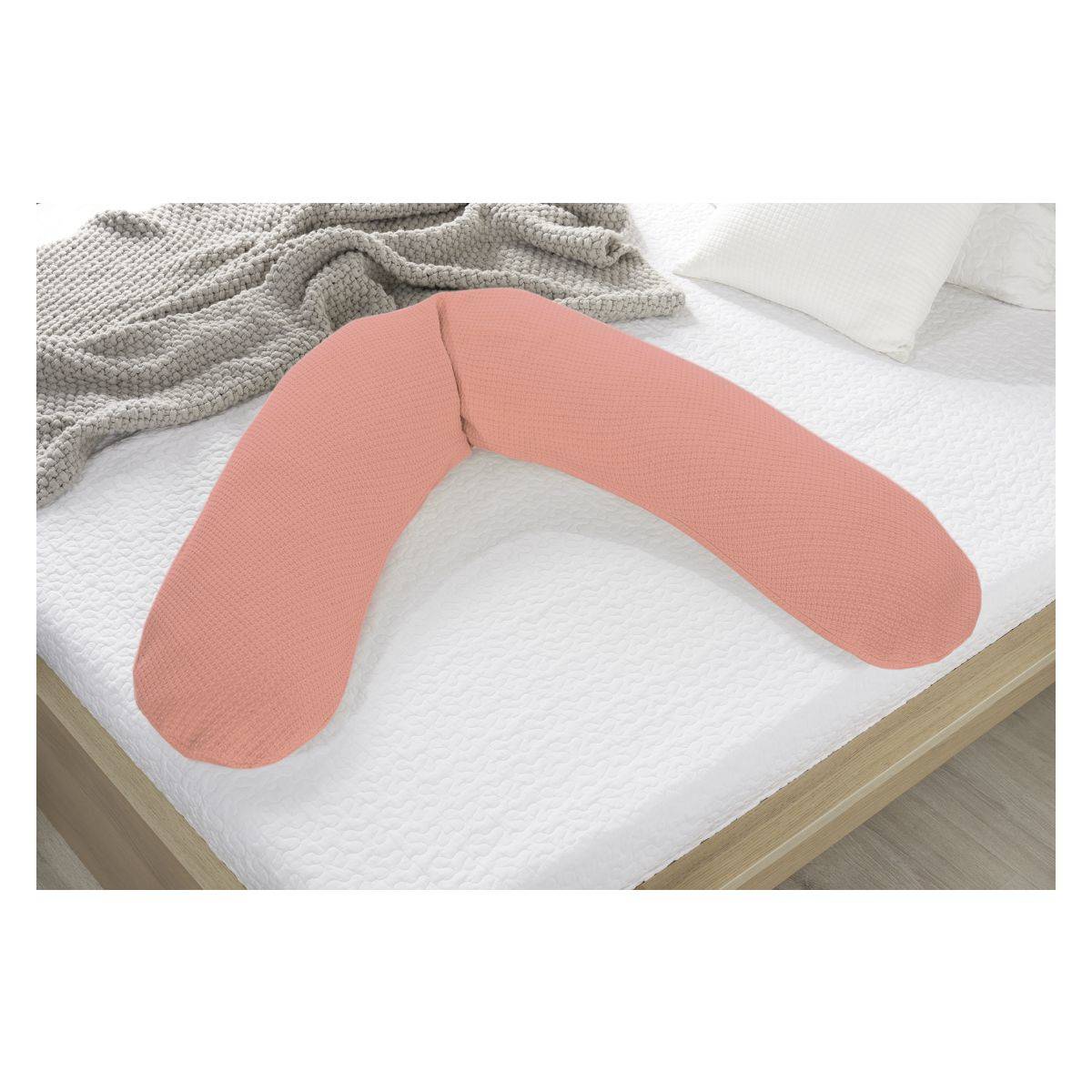 Theraline materinska blazina Original fine knit peach pink
