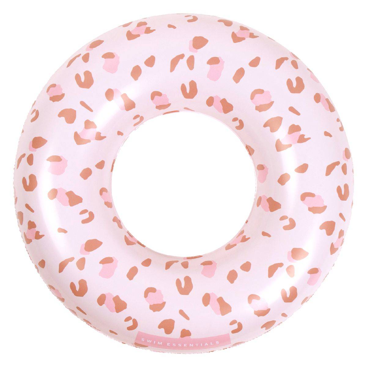 Swim Essentials plavalni obroč Old pink Leopard 55 cm
