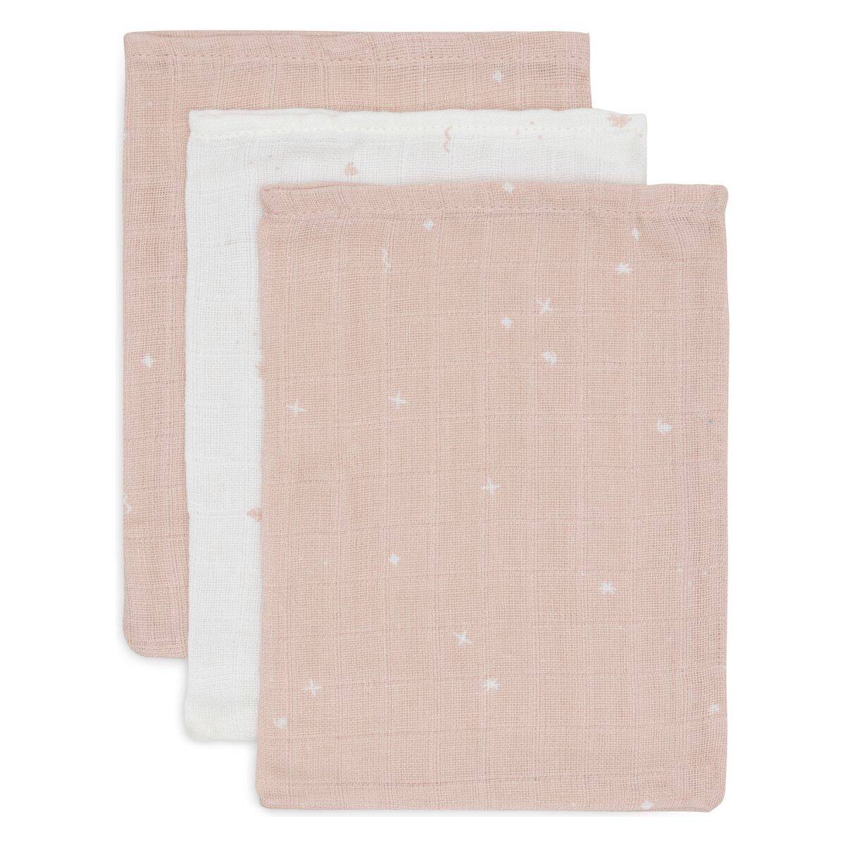 Jollein krpice za umivanje 3/1 15x20cm Twinkling wild rose