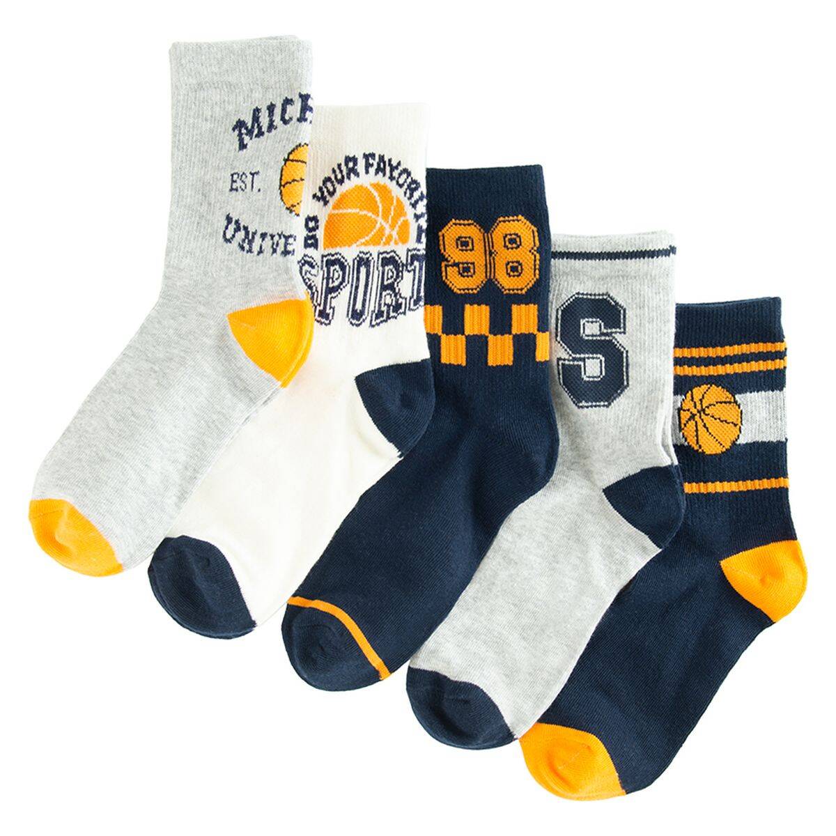 Cool Club nogavice 5 kosov CHB3121659-00 F Večbarvno 40/42