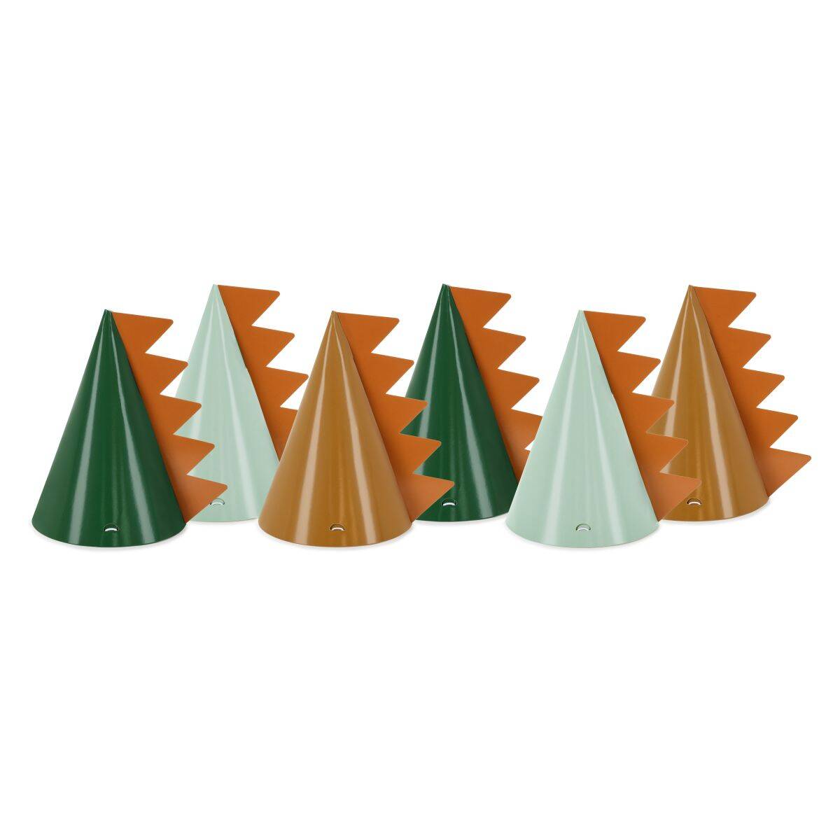 PartyDeco klobuki dinozavri, 14 cm