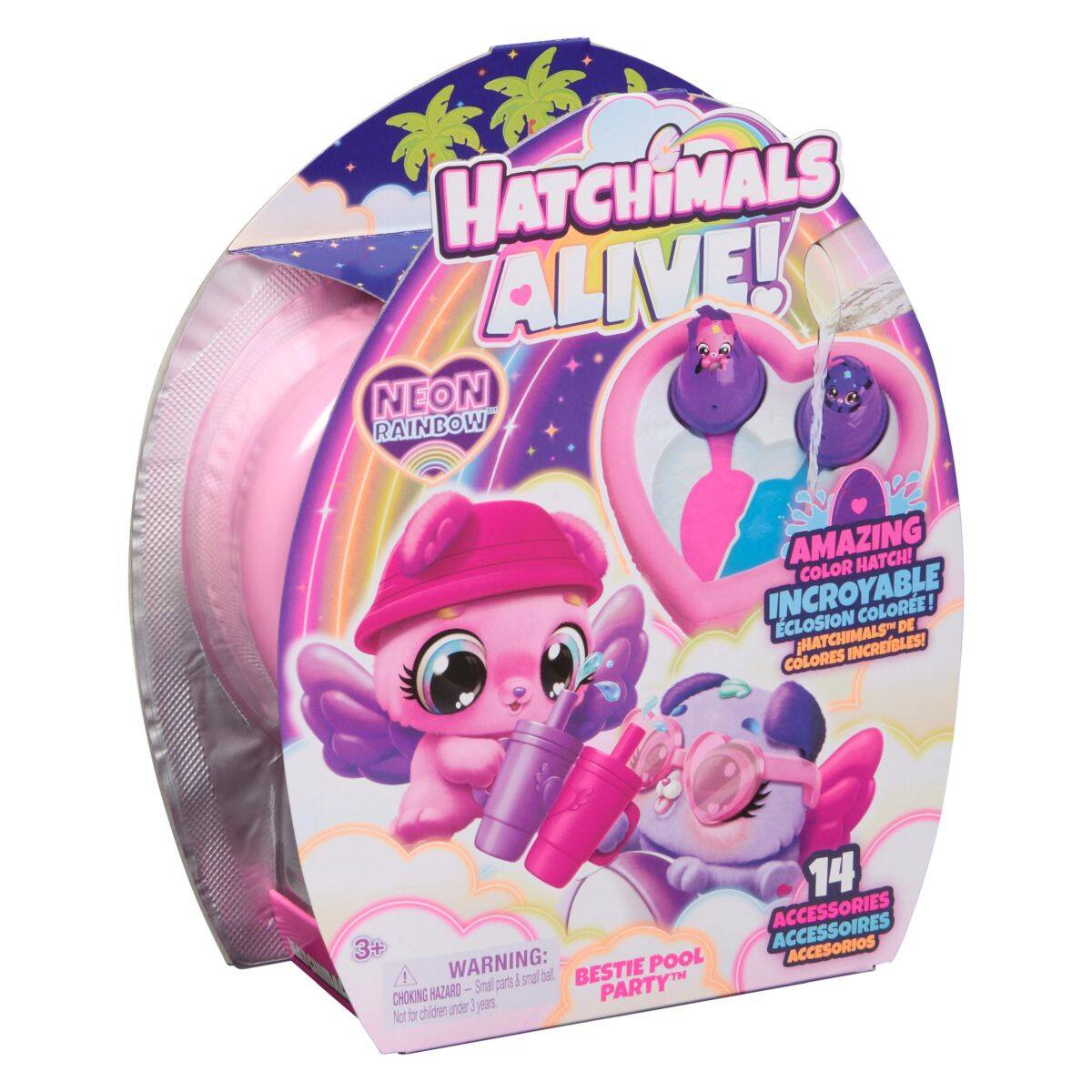 HATCHIMALS Neon Rainbow bazen srce