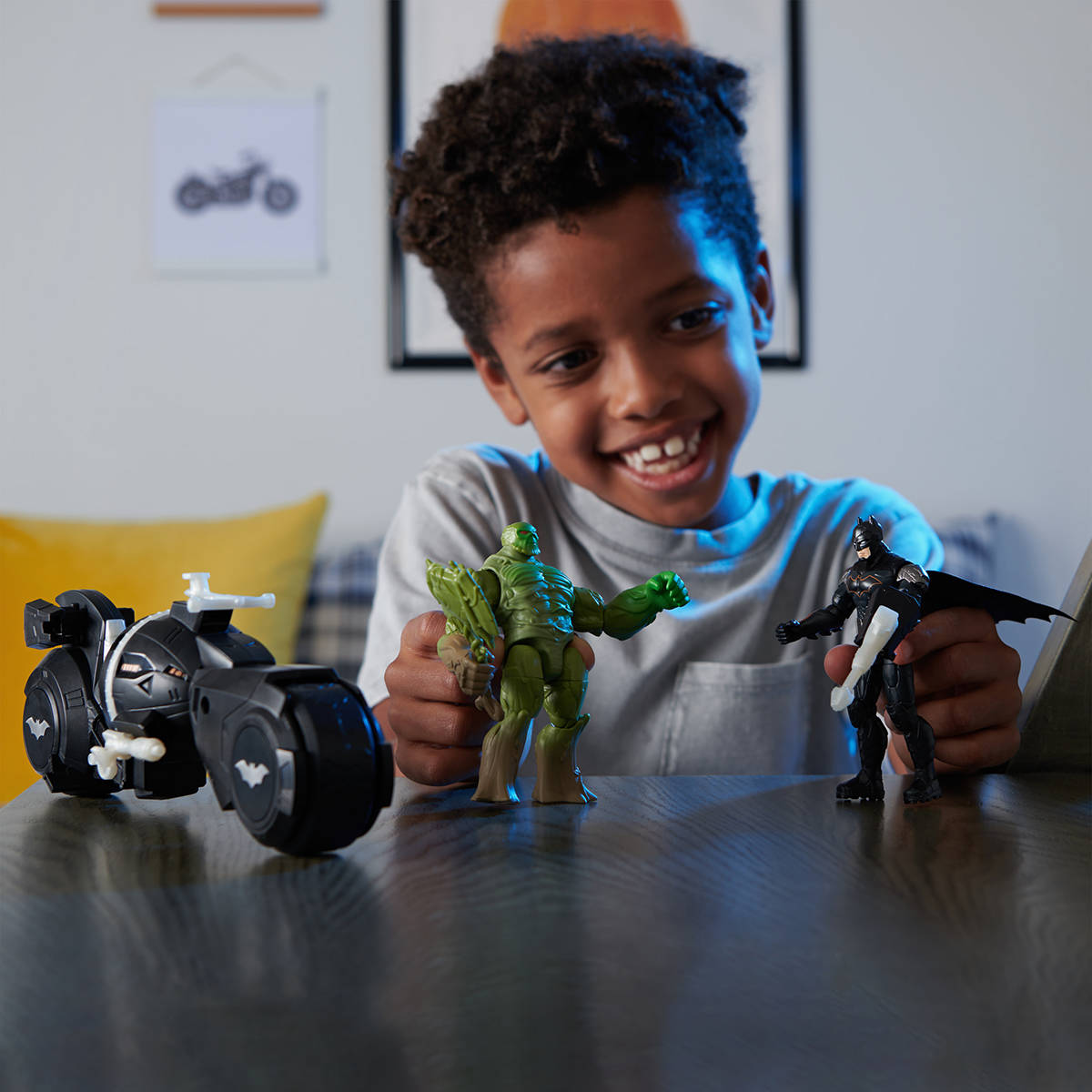 Batman Batmotor in figura 10 cm