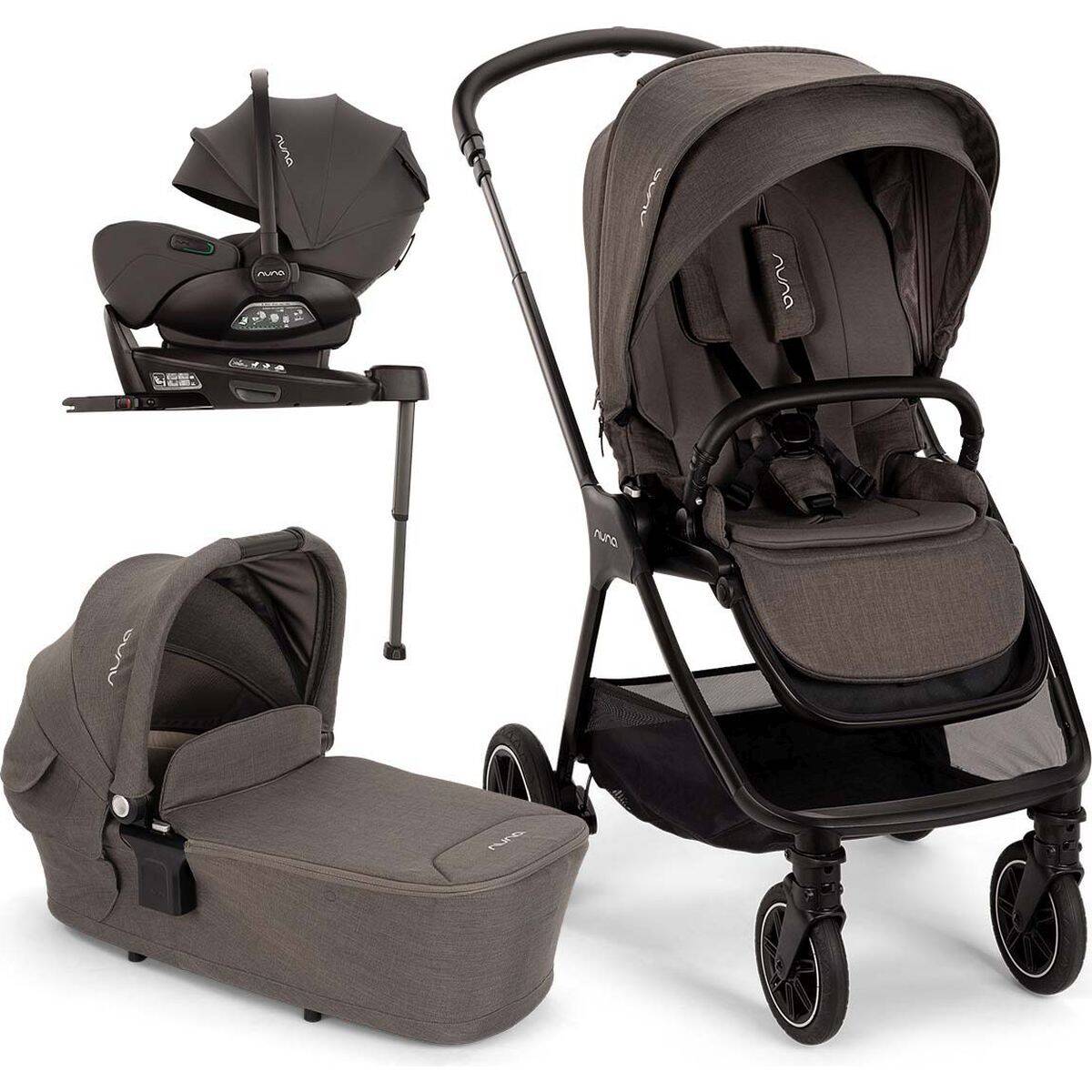 Nuna® Voziček 4v1 Arra Flex in baza Next Triv Next thunder