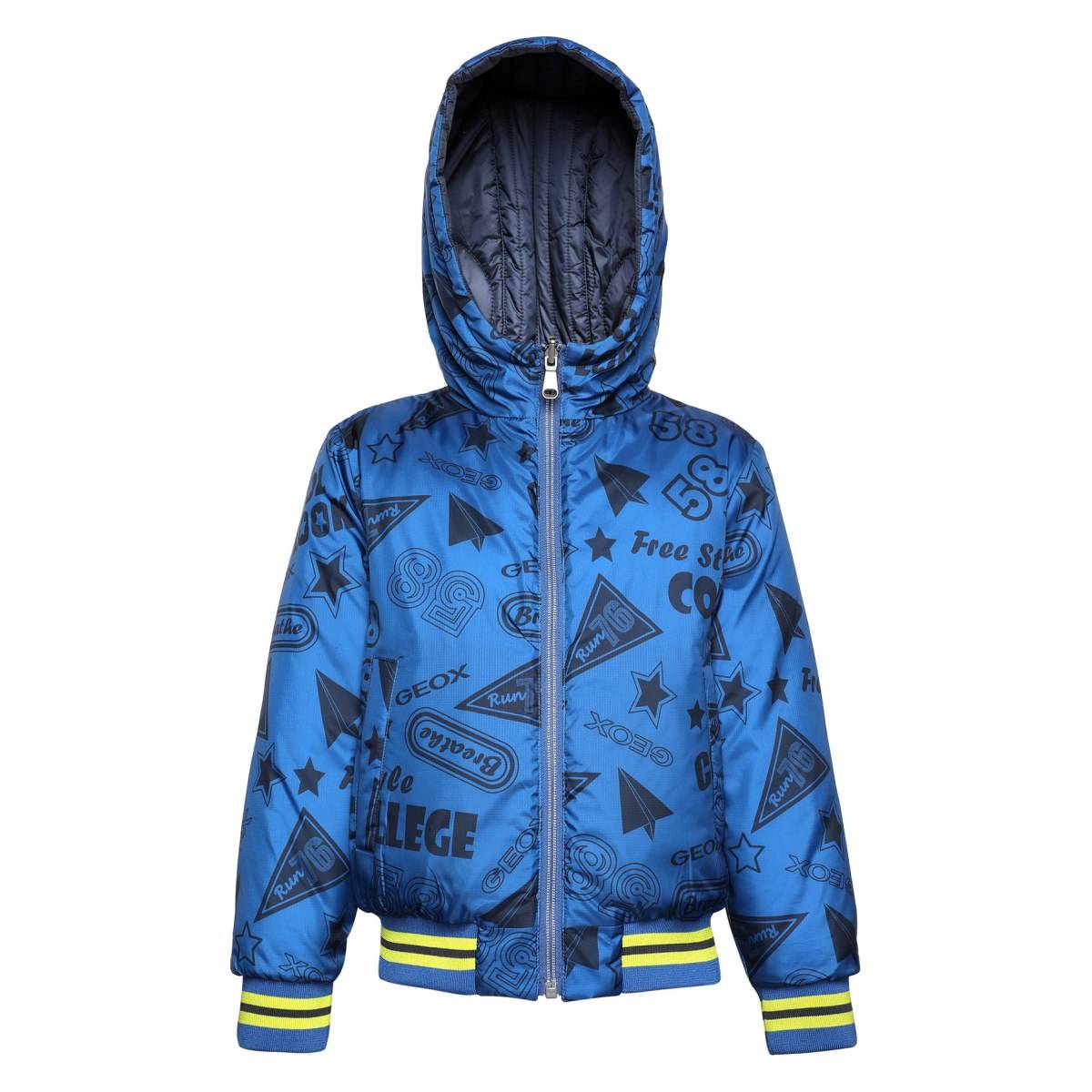 GEOX jakna K2620D K AXEL REVERSIBLE HO F1666 TC170 M PLAVA 128