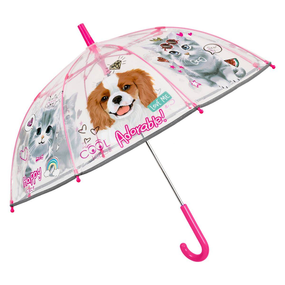 OKRAM kišobran 15635 PUPIES COOL KIDS Ž Šareno