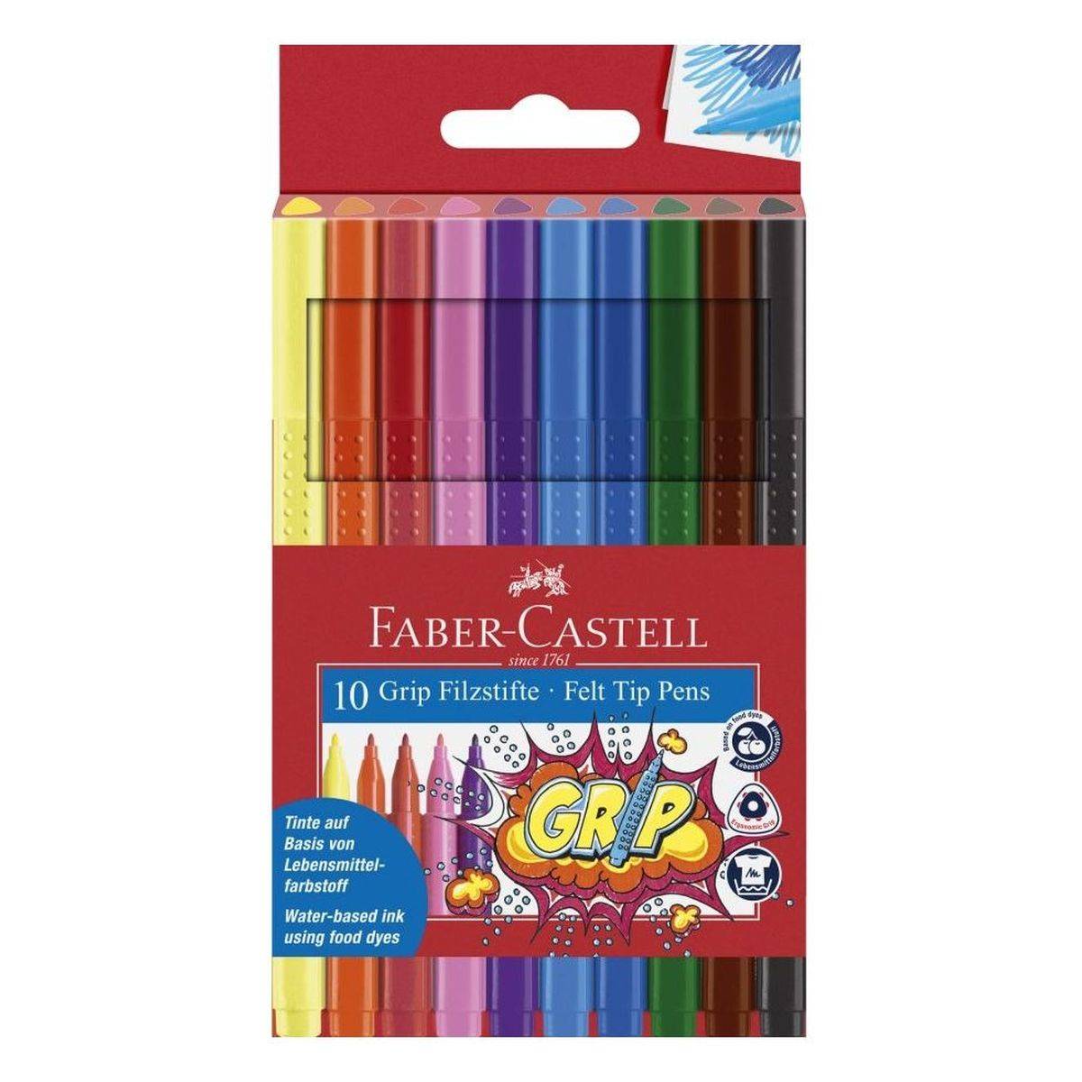 FABER CASTELL Flomastri, grip, 1/10