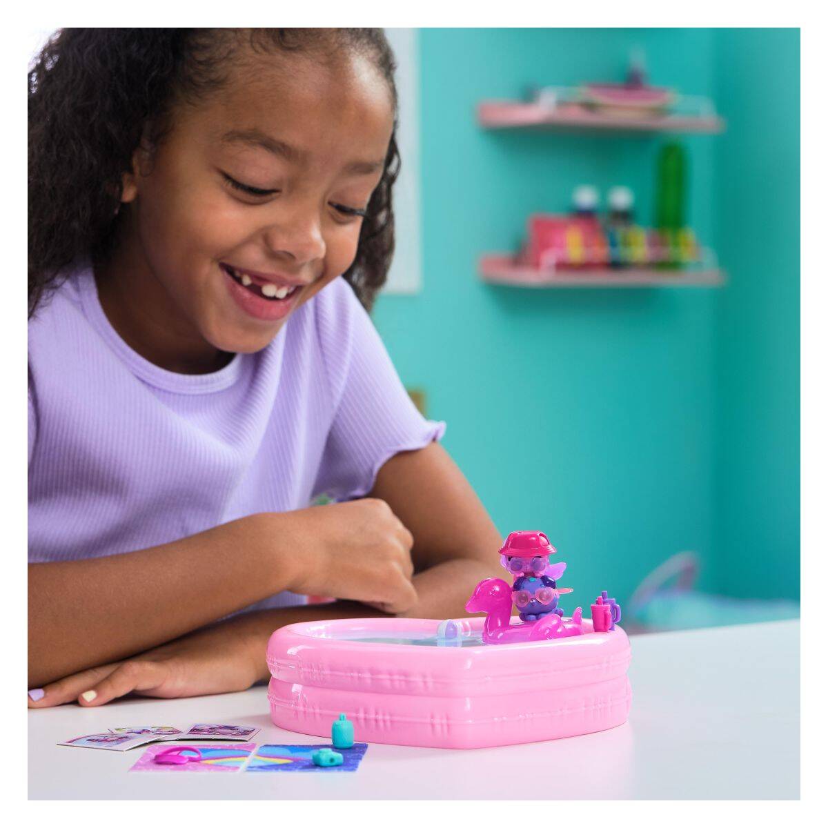 HATCHIMALS Neon Rainbow bazen srce