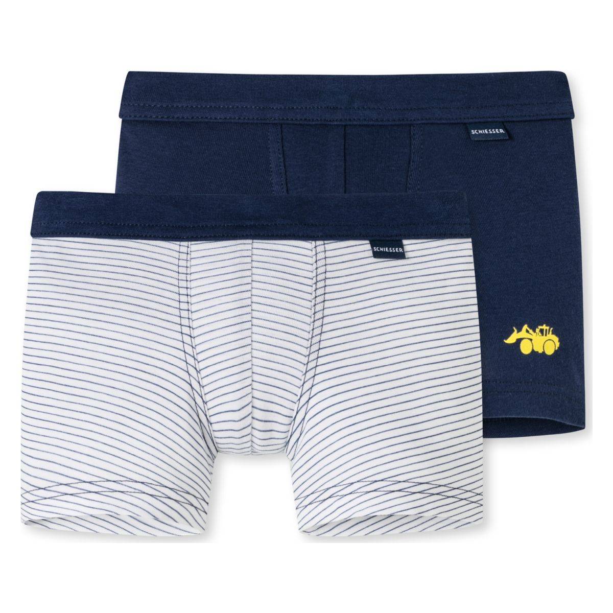 Schiesser spodnje hlače boxer 2 kosa 173127-912 F Modra 98