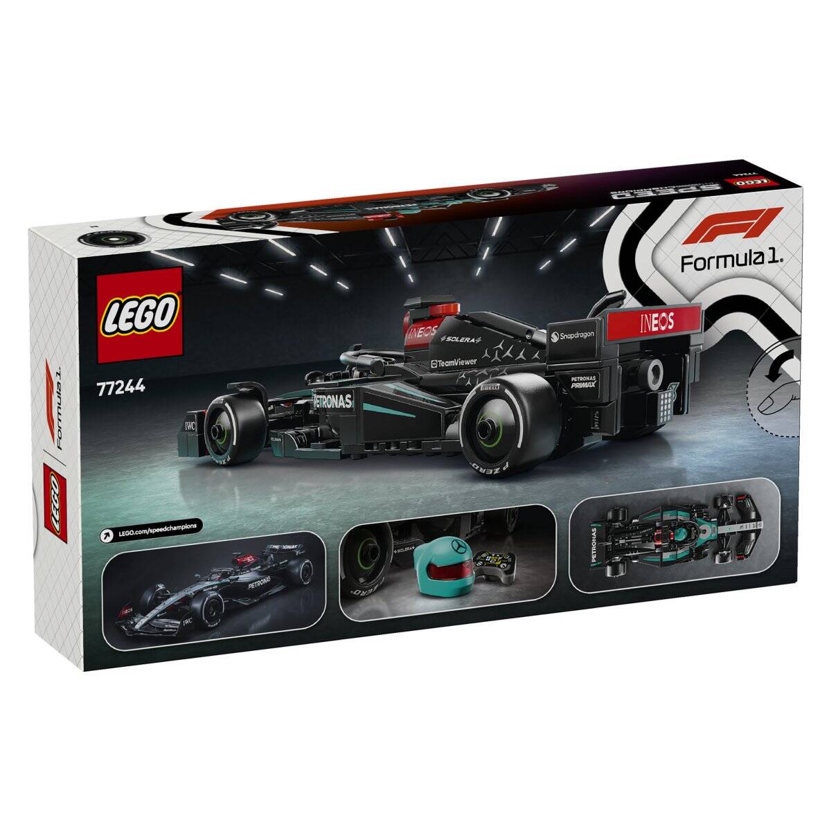Lego® Speed Champions 77244 Dirkalni avtomobil Mercedes-AMG F1® W15