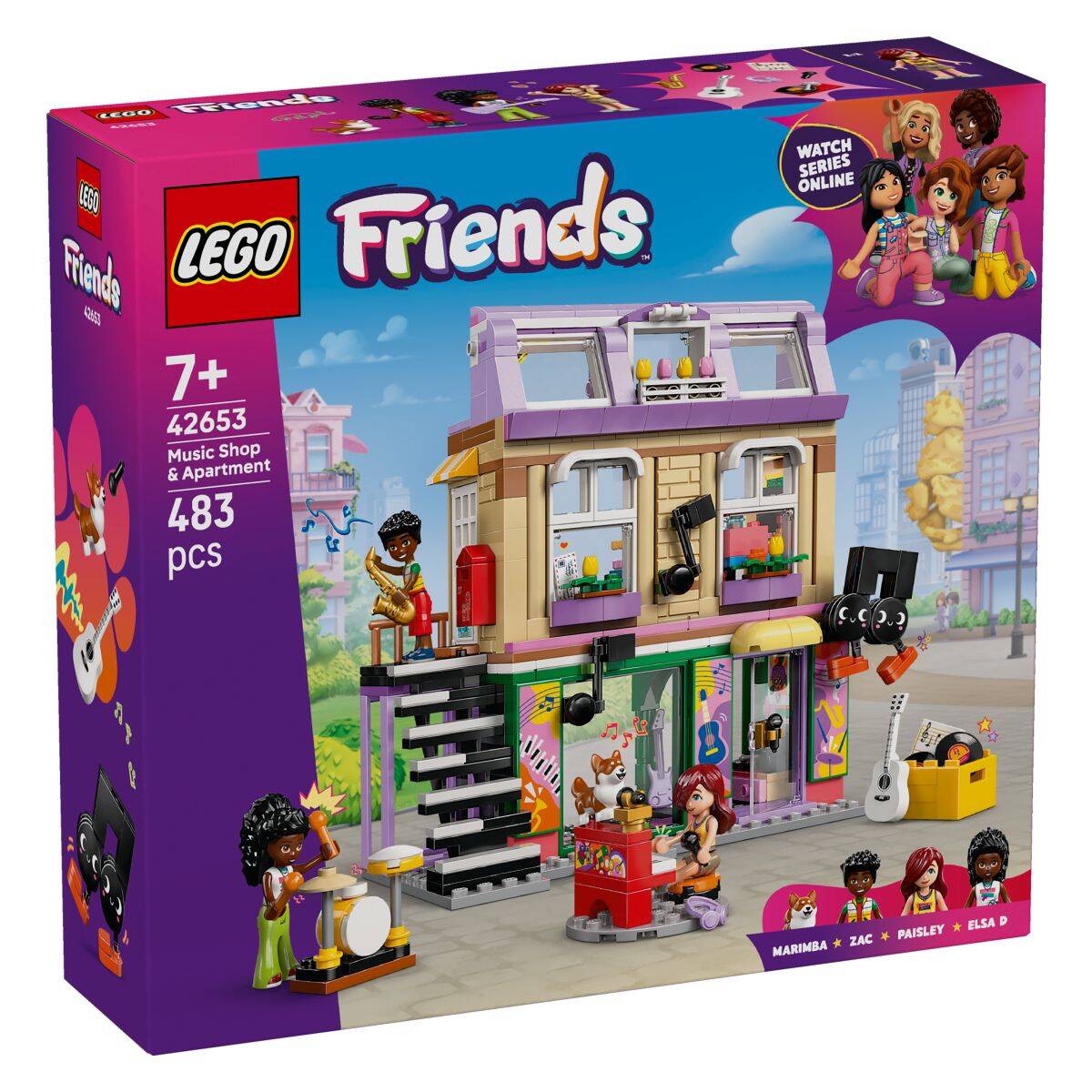 LEGO® FRIENDS 42653 Prodavaonica glazbenih instrumenata i stan