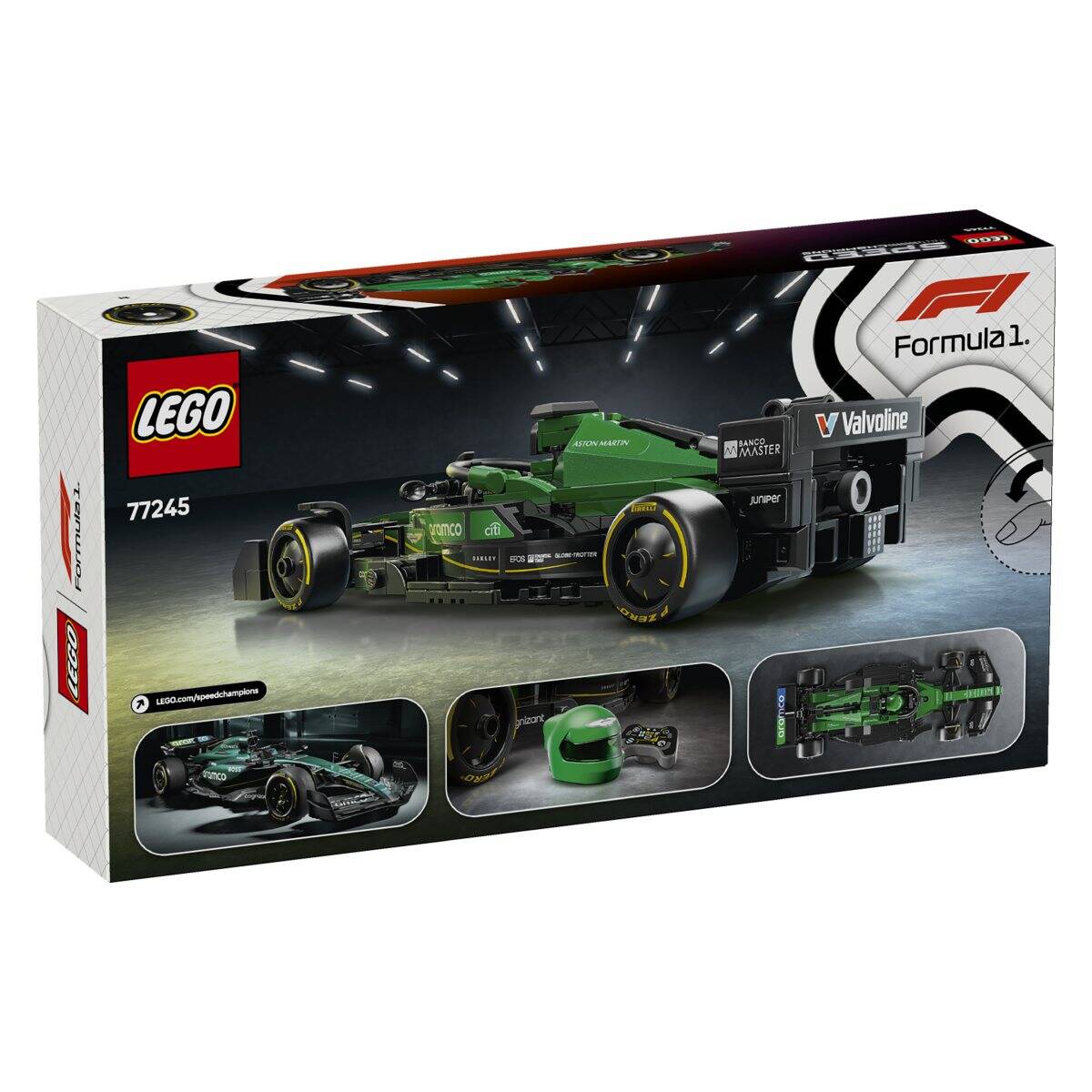 Lego® Speed Champions 77245 Dirkalni avtomobil Aston Martin Aramco F1® AMR24