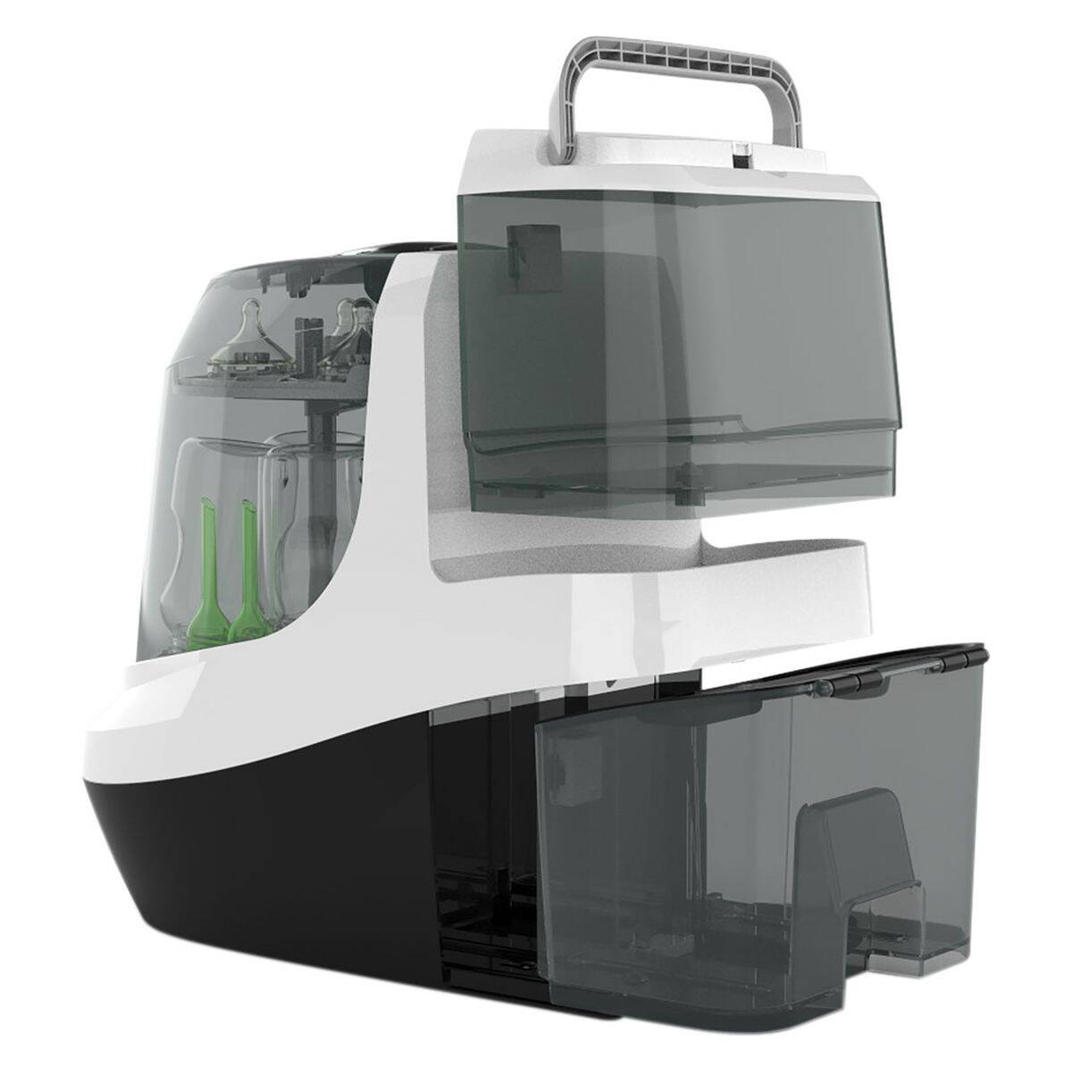 Baby Brezza električni sterilizator pralec, sterilizator in sušilec stekleničk white