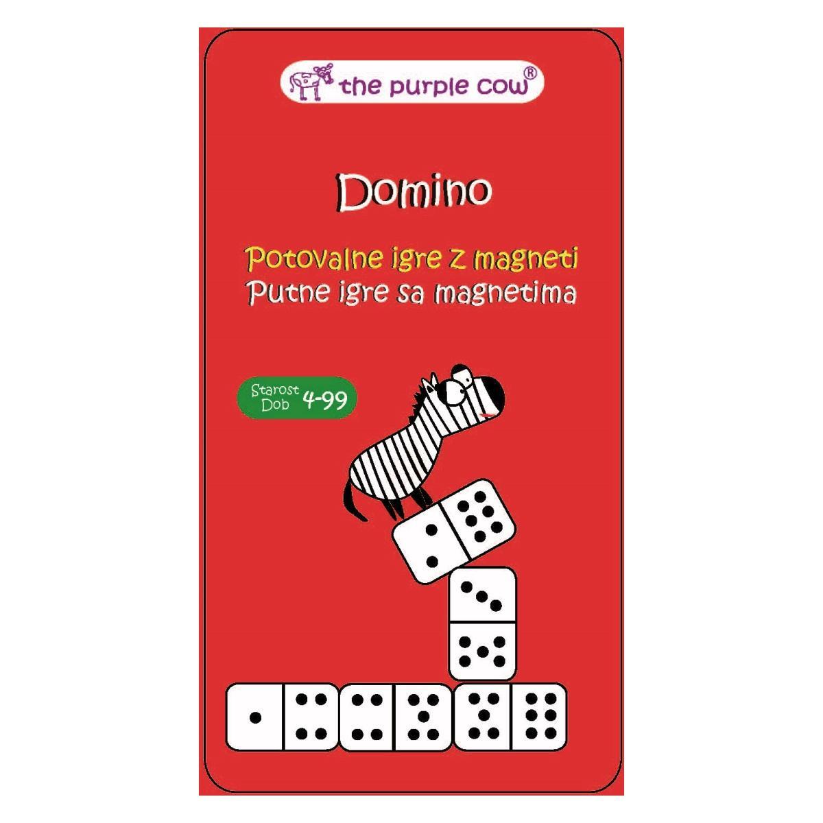 PURPLE COW putna igra magnetni domino