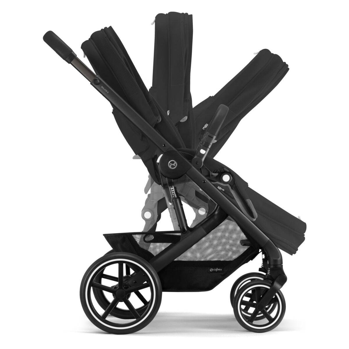 Cybex voziček 4v1 Balios bundle M set moon black