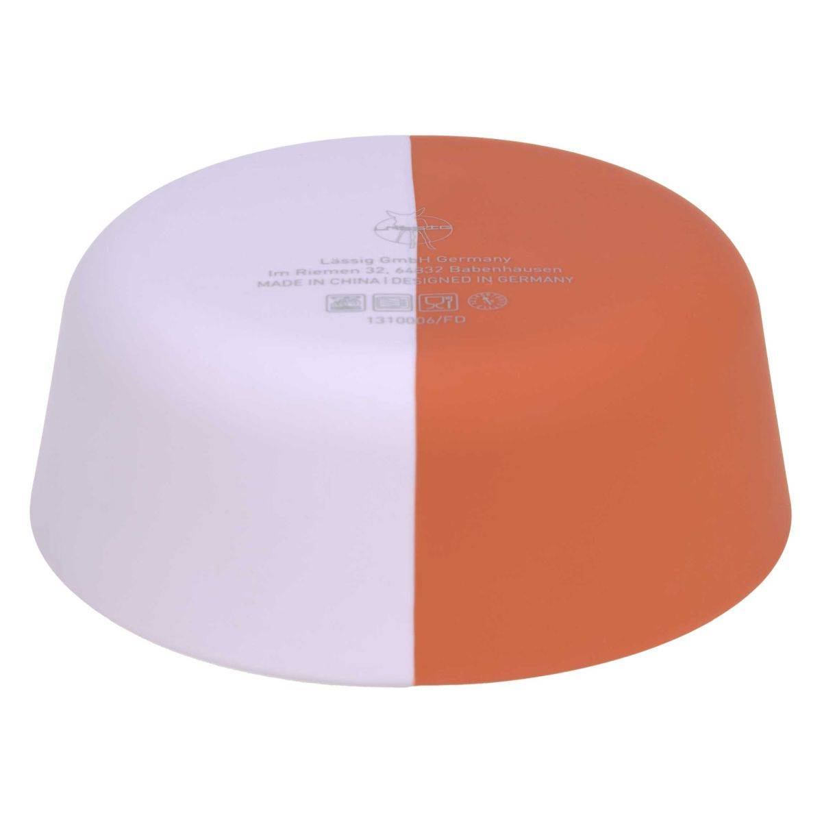 Lässig skleda silikon happy rascals heart lavender