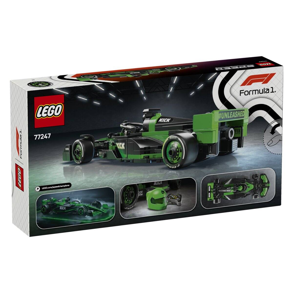 Lego® Speed Champions 77247 Dirkalni avtomobil KICK Sauber F1® Team C44