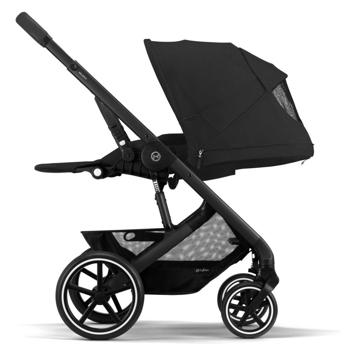 Cybex voziček 4v1 Balios bundle M set moon black