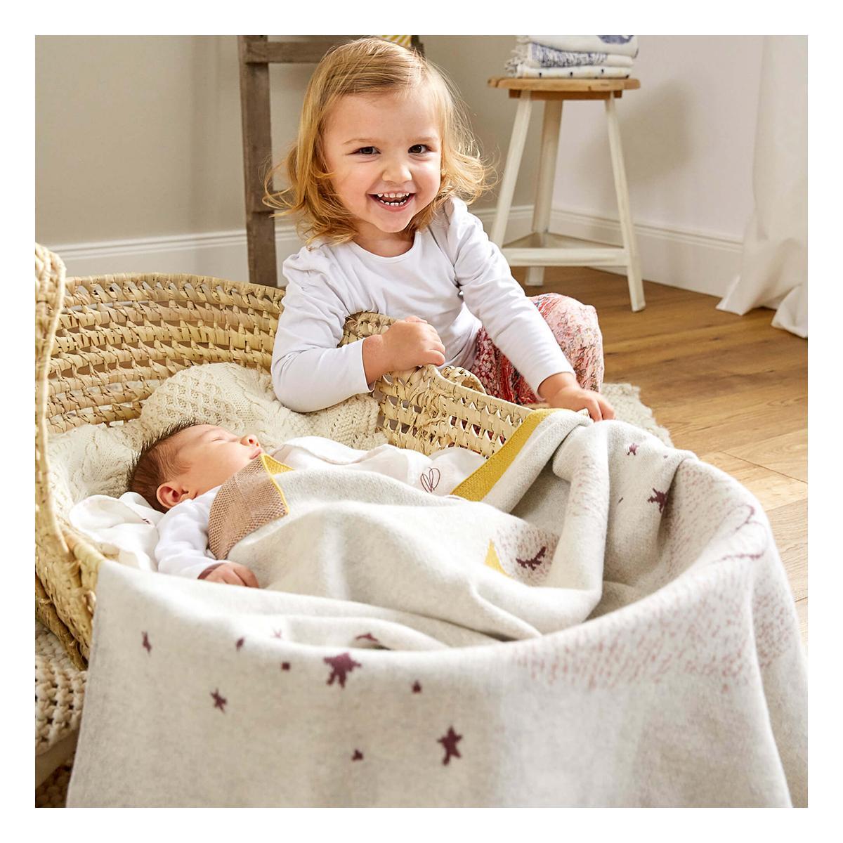 LÄSSIG dekica Gots labud 75x100cm beige/pink