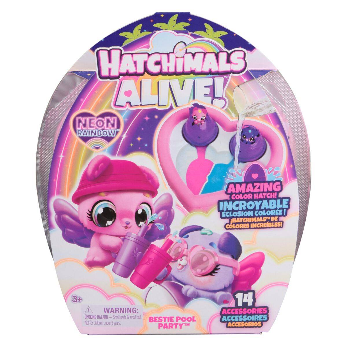 HATCHIMALS Neon Rainbow bazen srce
