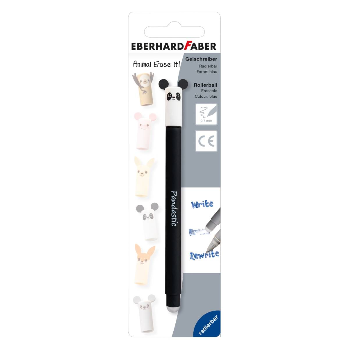 Eberhard Faber roler gel piši briši animal bc