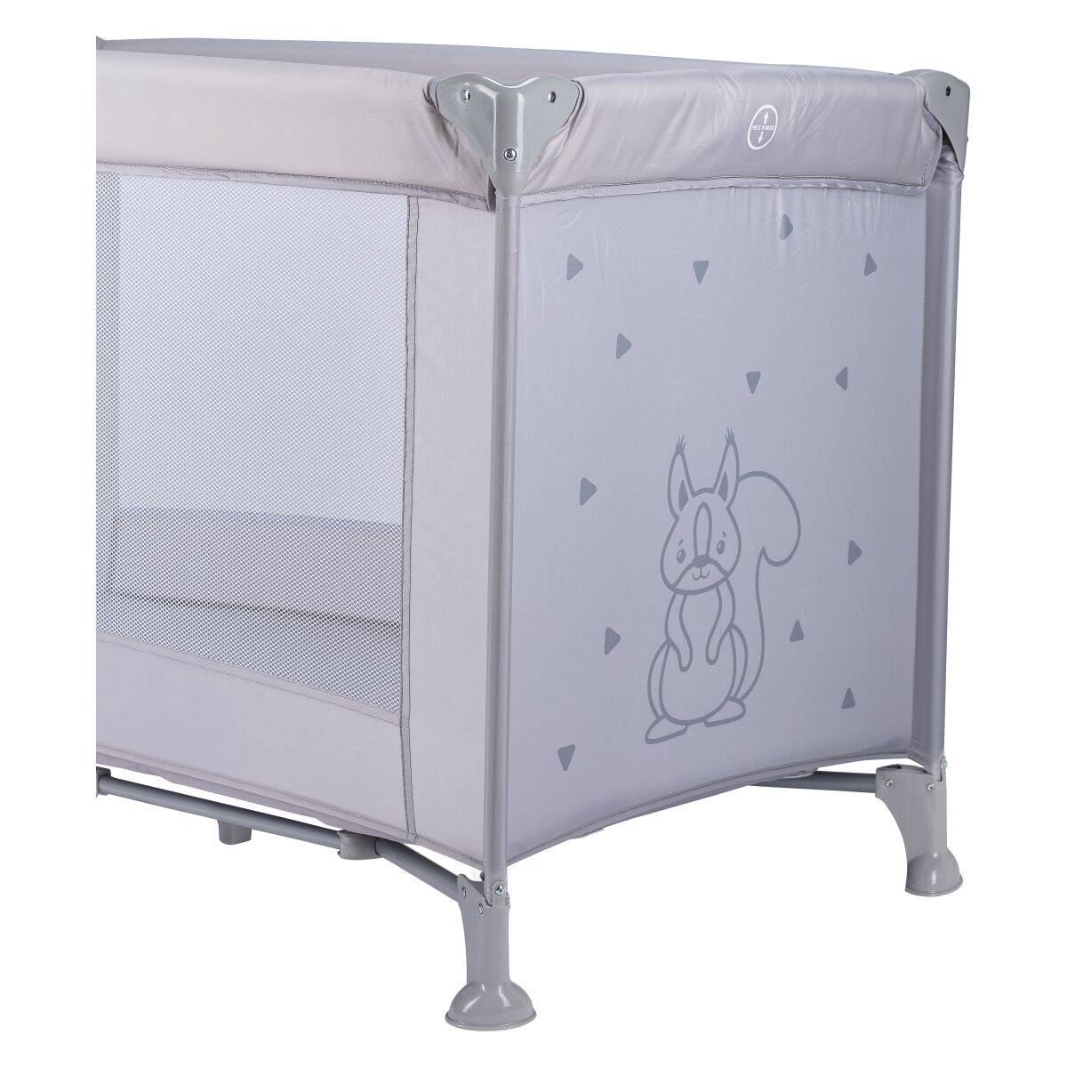 FreeON prenosna postelja Nap gray