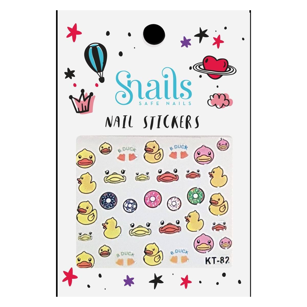 Snails nalepke za nohte Quack Quack SN KT-82