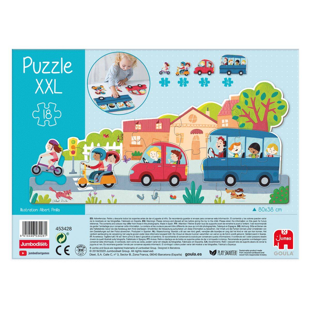 Goula puzzle vozila XXL